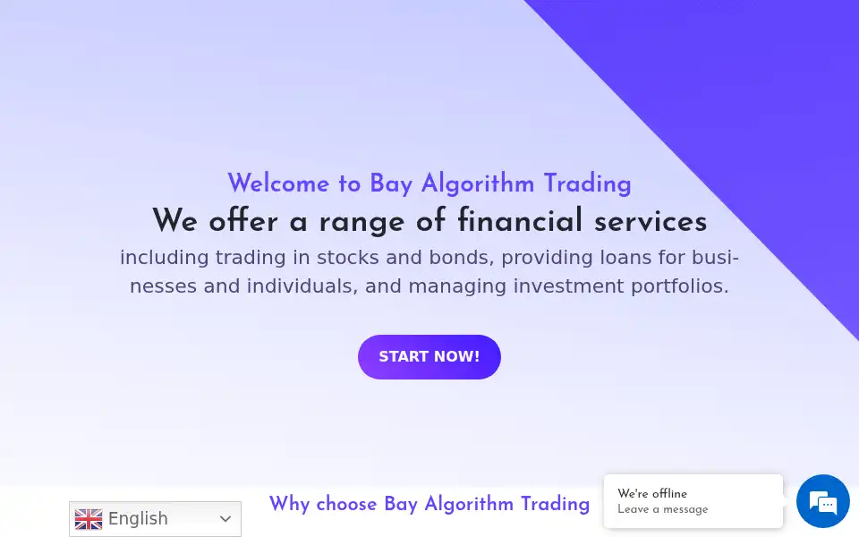 Screenshot of bayalgo.com