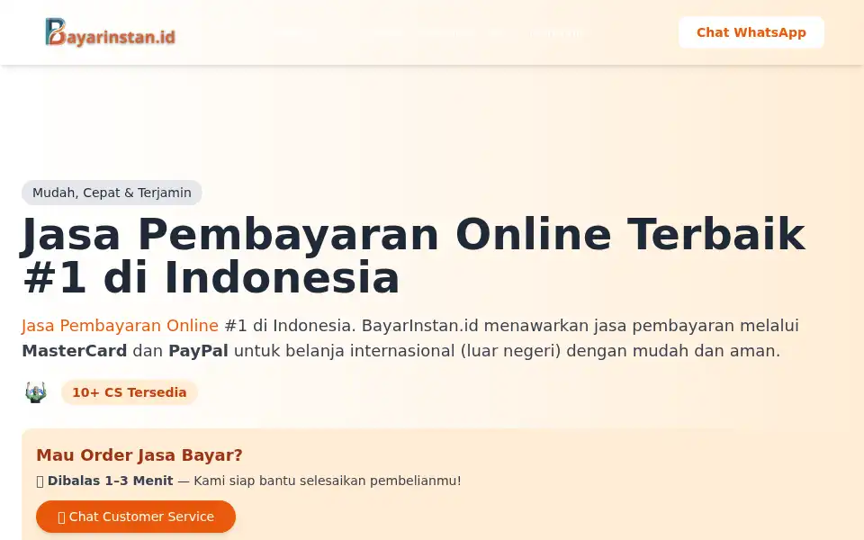 Screenshot of bayarinstan.id
