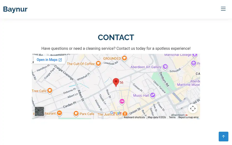 Screenshot of baynur.co.uk