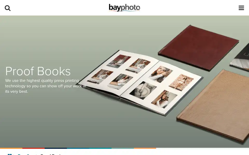 Screenshot of bayphoto.com