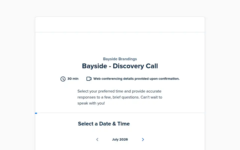 Screenshot of baysidebrandings.com