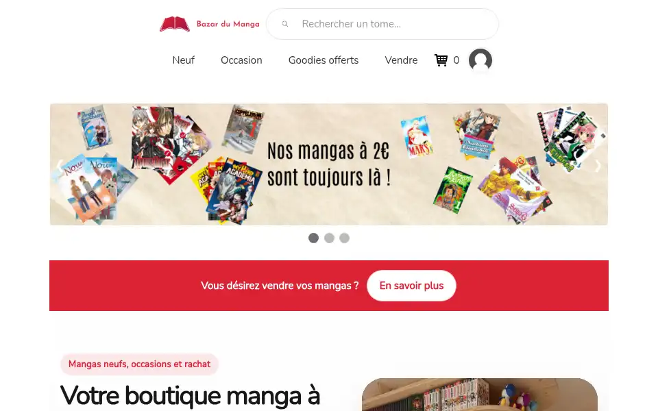 Screenshot of bazardumanga.com