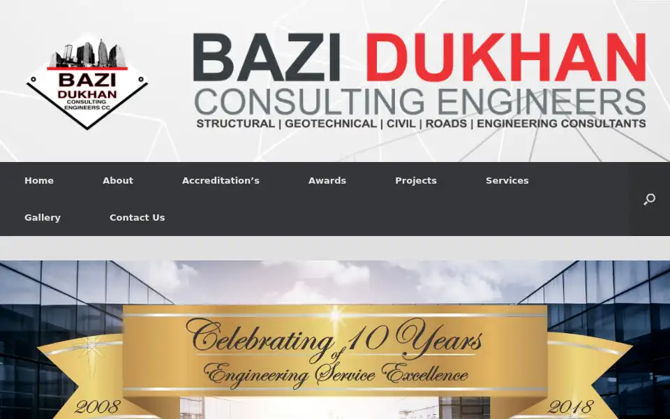 Screenshot of bazidukhan.co.za
