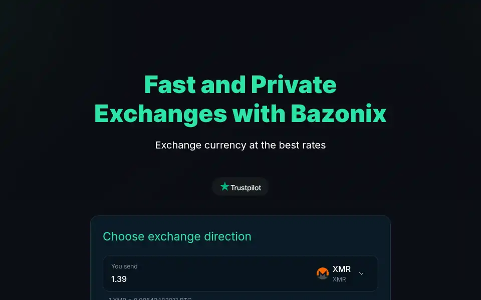 Screenshot of bazonix.com
