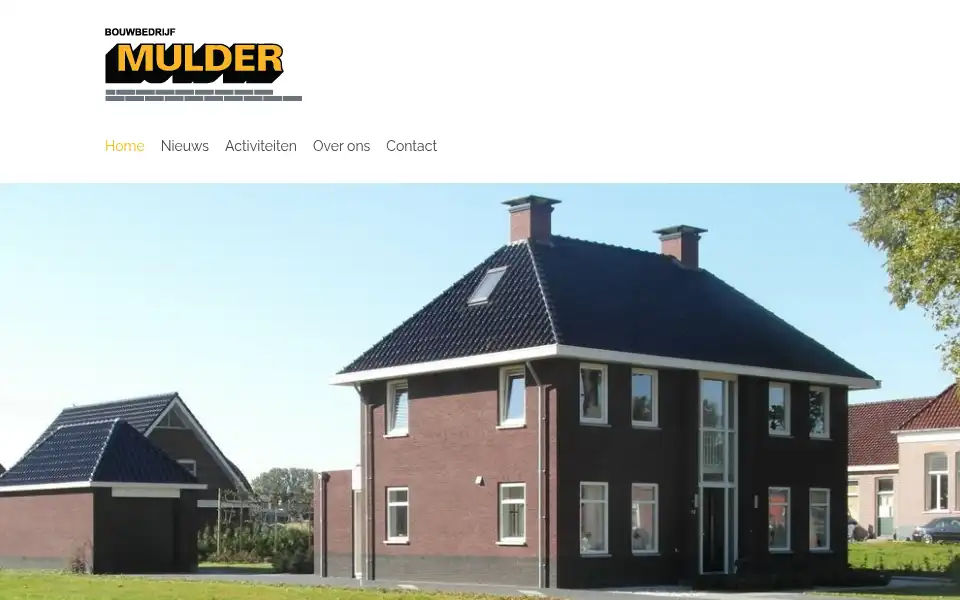 Screenshot of bbmulder.nl