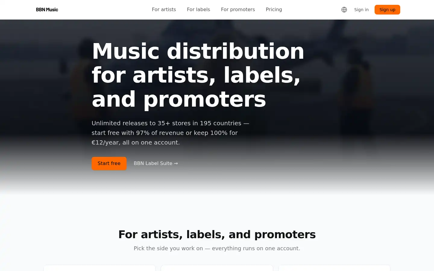 Screenshot of bbn.one