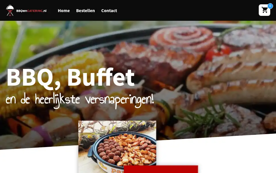 Screenshot of bbqencatering.nl