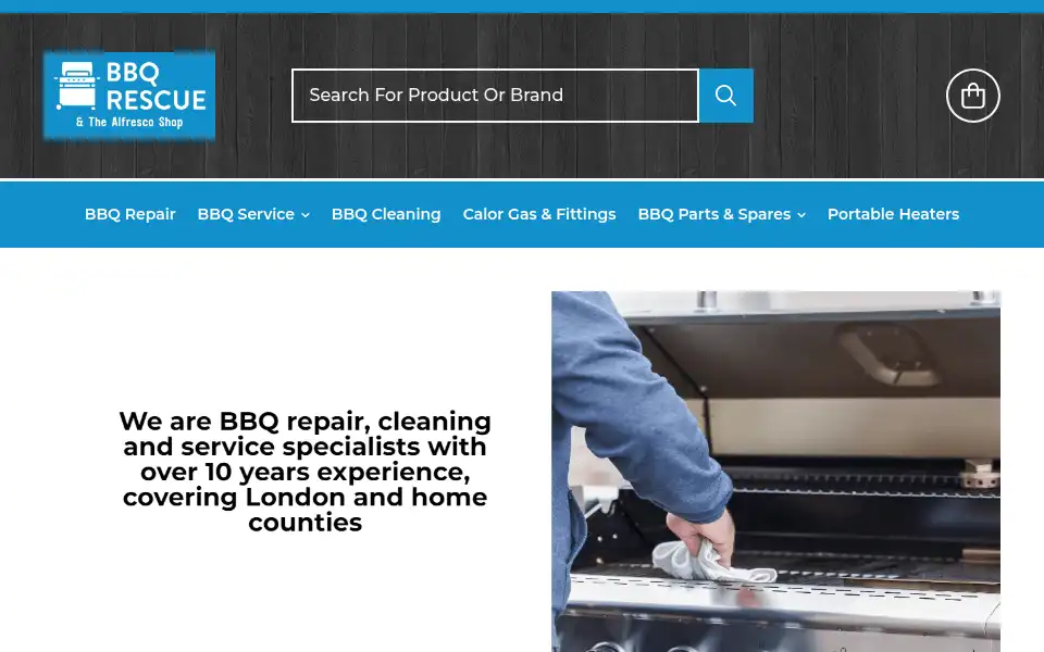 Screenshot of bbqrescue.co.uk