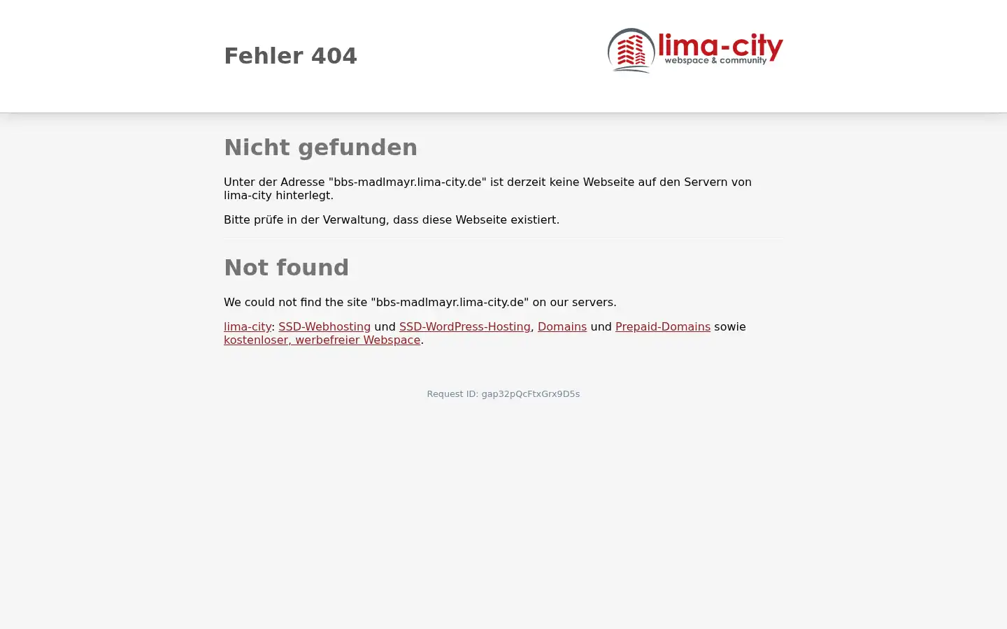 Screenshot of bbs-madlmayr.lima-city.de