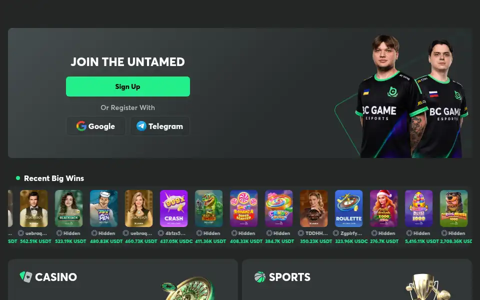 Screenshot of bc.co