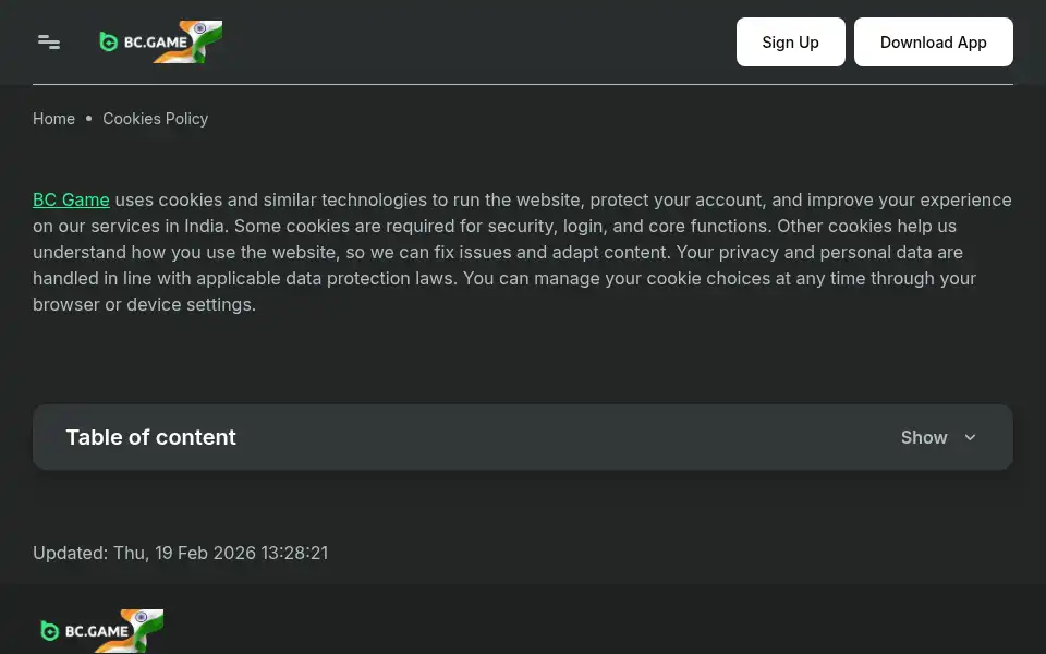 Screenshot of bc-game.org