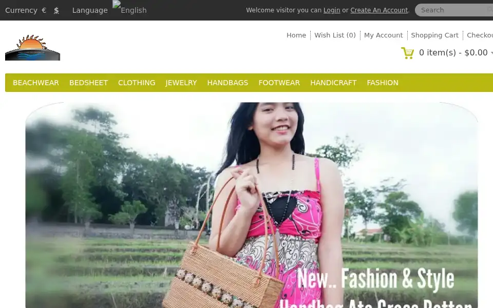 Screenshot of bcbali.com