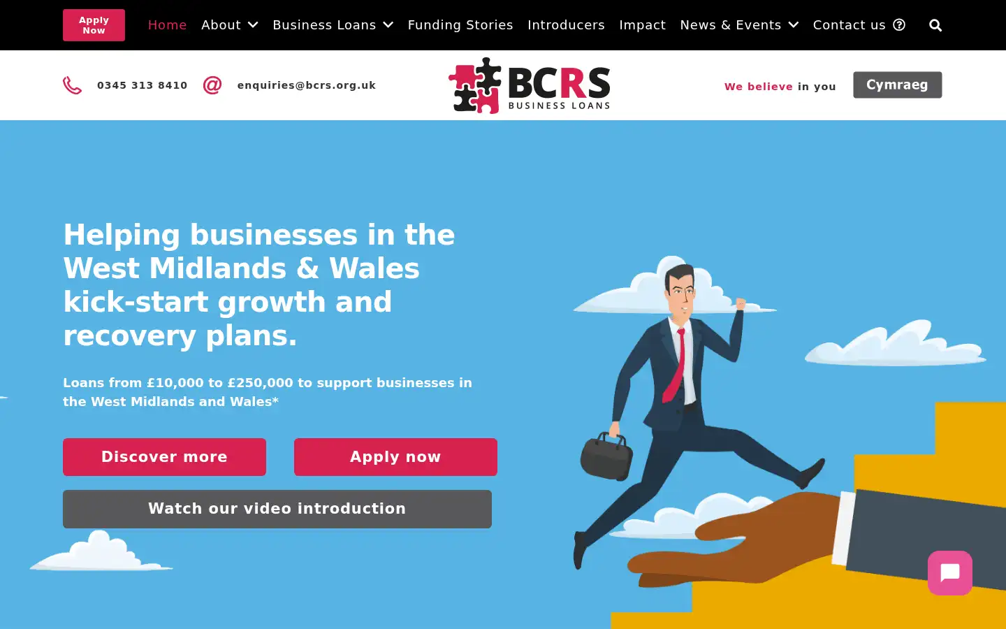Screenshot of bcrs.org.uk