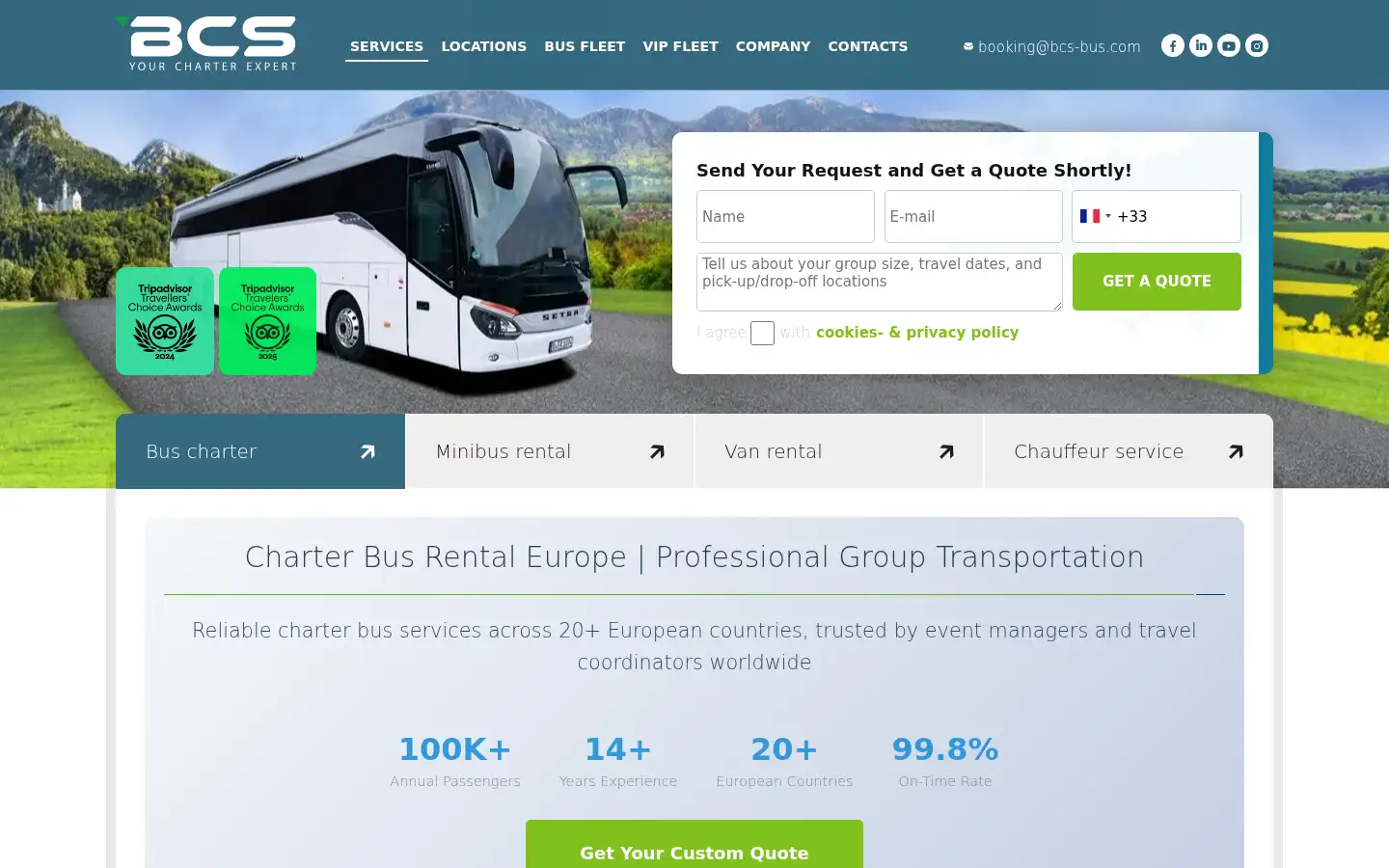 Screenshot of bcs-bus.com