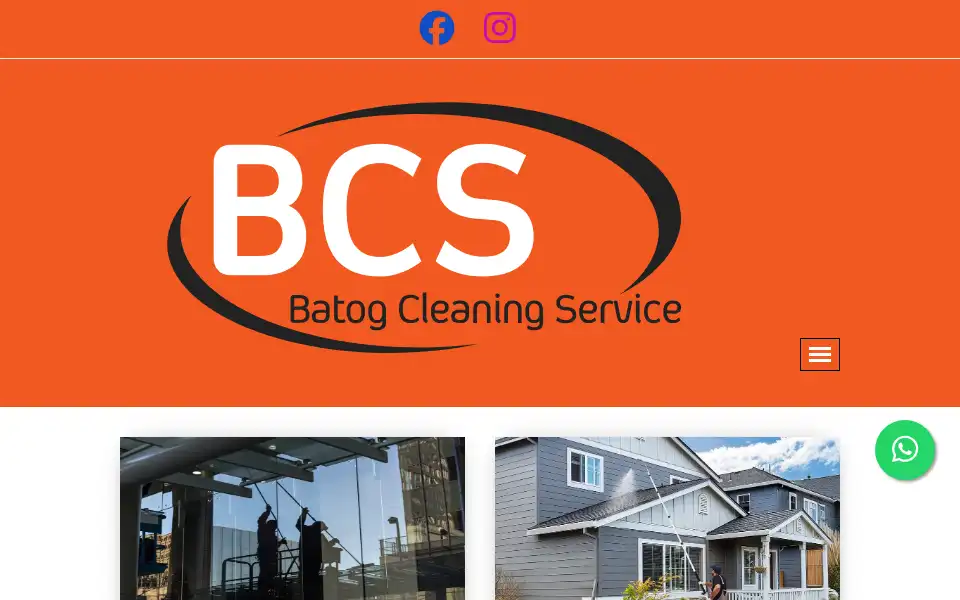Screenshot of bcscleaning.co.uk