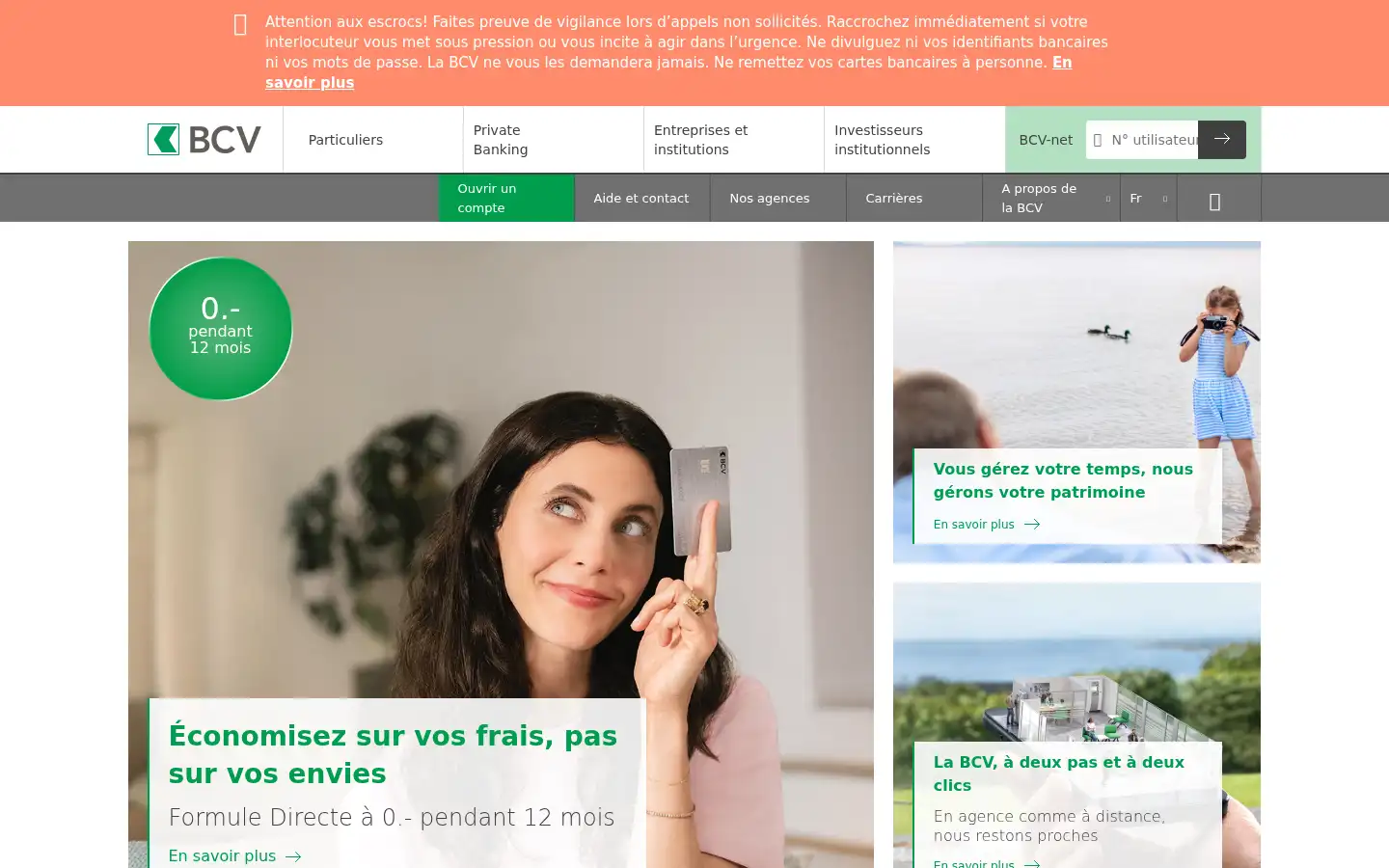 Screenshot of bcv.ch