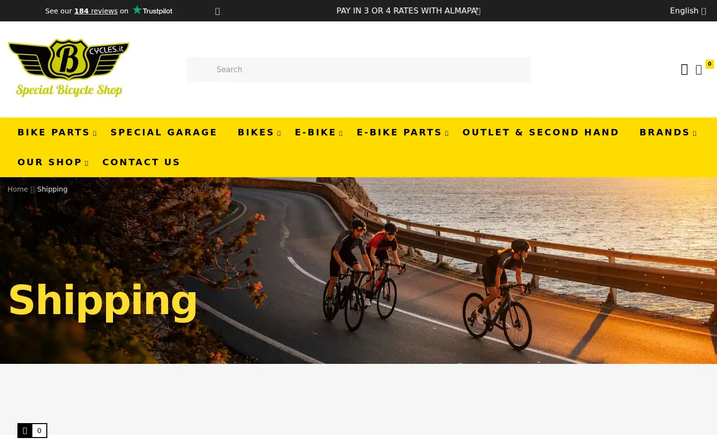 Screenshot of bcycles.it