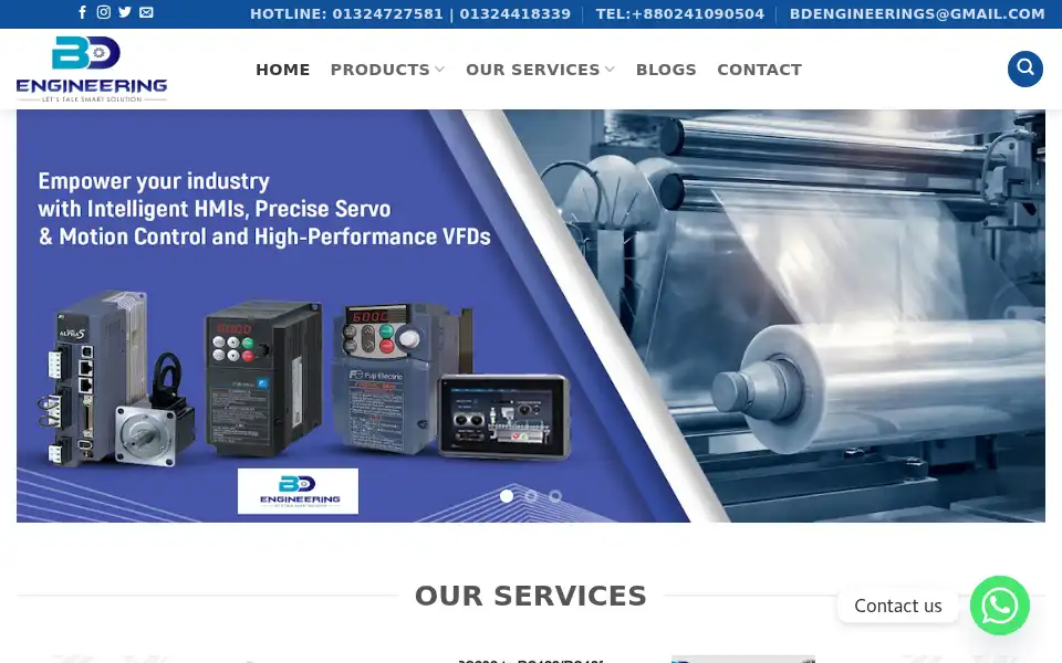 Screenshot of bdengineeringsolution.com