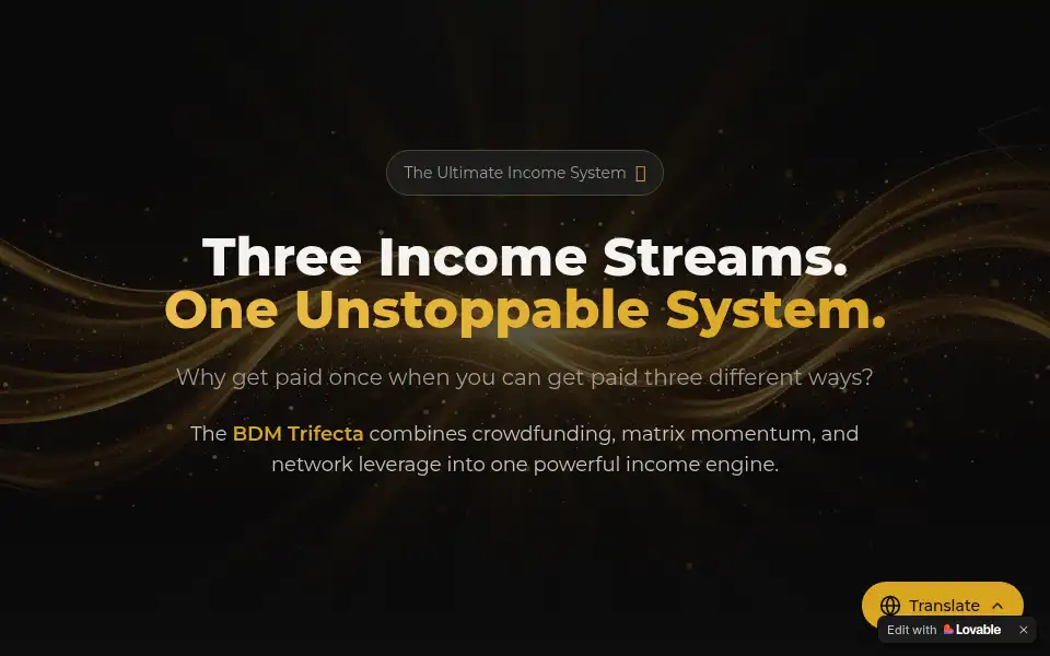 Screenshot of bdmcommunity.com