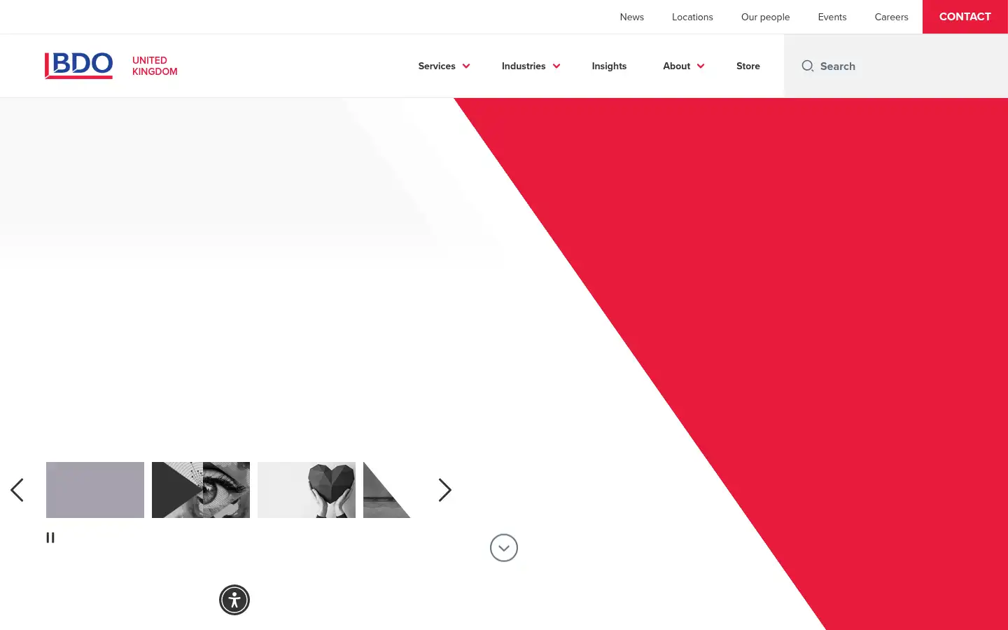 Screenshot of bdo.co.uk