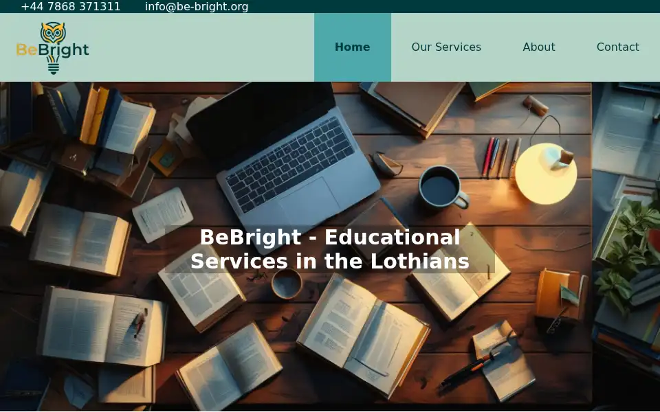 Screenshot of be-bright.org