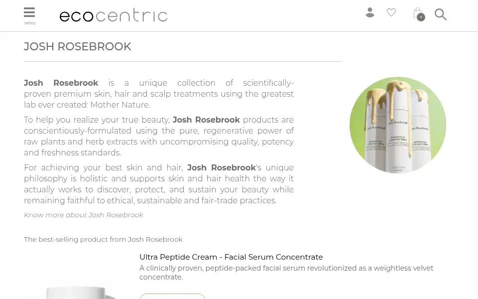 Screenshot of be-ecocentric.com