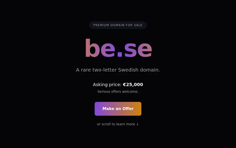 Screenshot of be.se