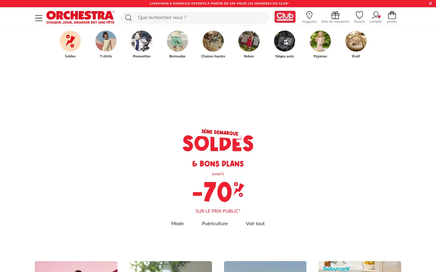 Screenshot of be.shop-orchestra.com