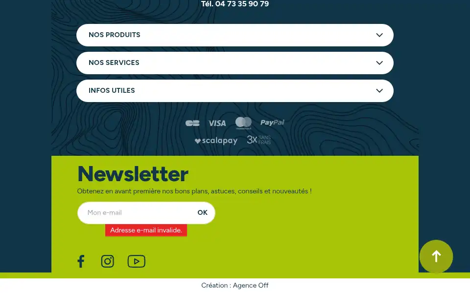 Screenshot of be-wak.fr