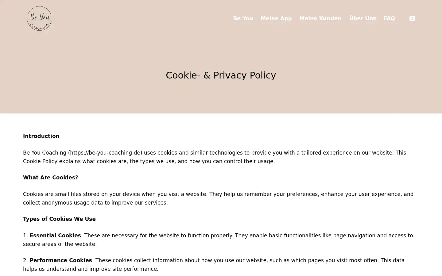 Screenshot of be-you-coaching.de