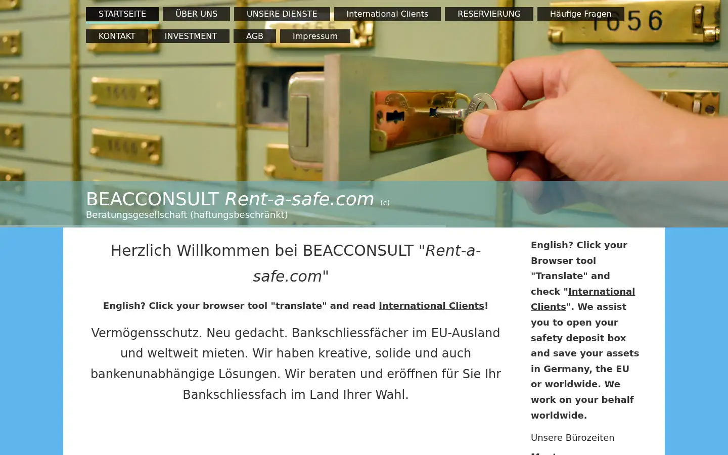 Screenshot of beacconsult.de