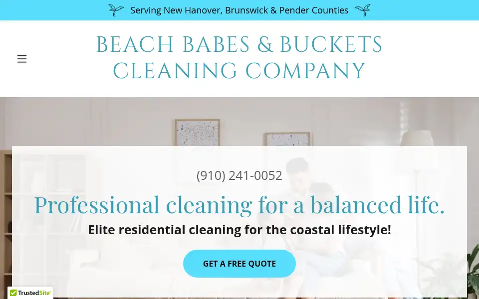 Screenshot of beachbabesandbuckets.com