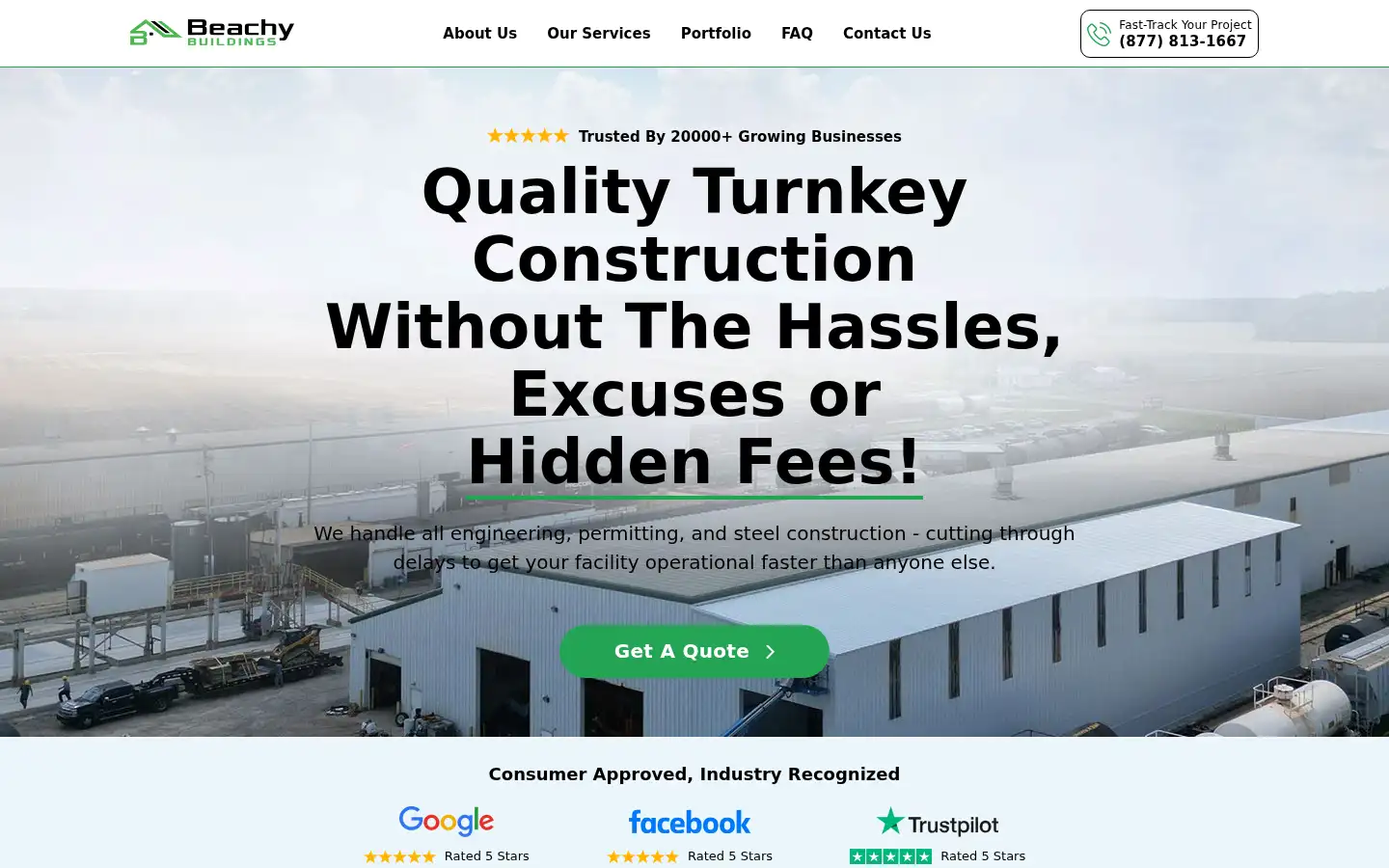 Screenshot of beachybuildings.com