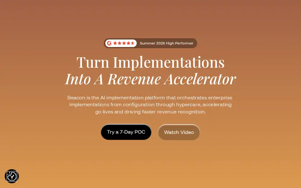 Screenshot of beacon.li