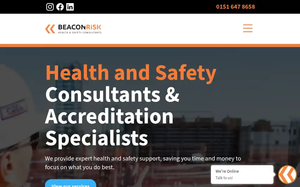 Screenshot of beaconrisk.co.uk