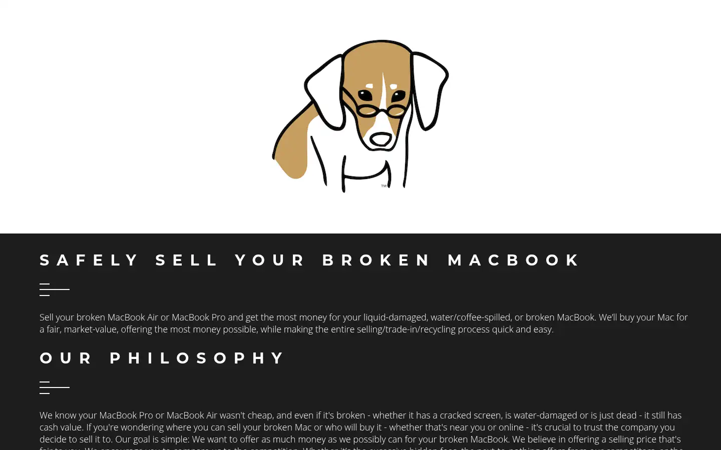Screenshot of beaglebrain.com