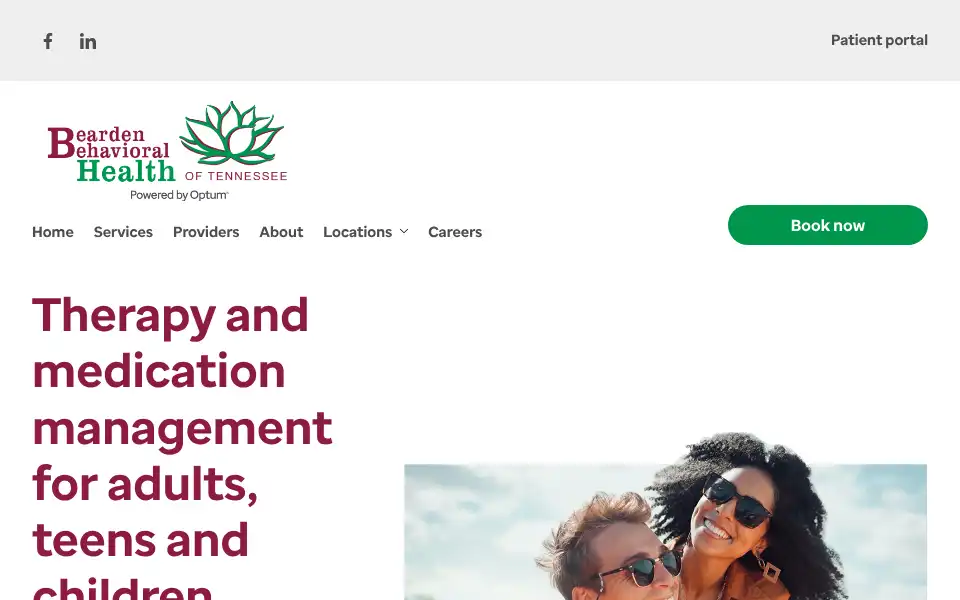 Screenshot of beardenbehavioralhealth.com