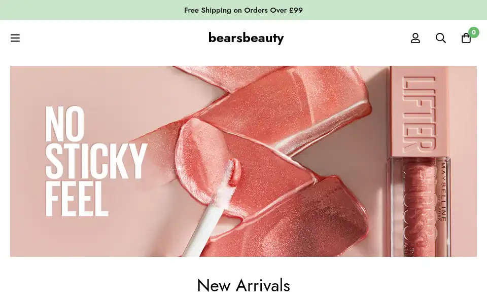 Screenshot of bearsbeauty.co.uk