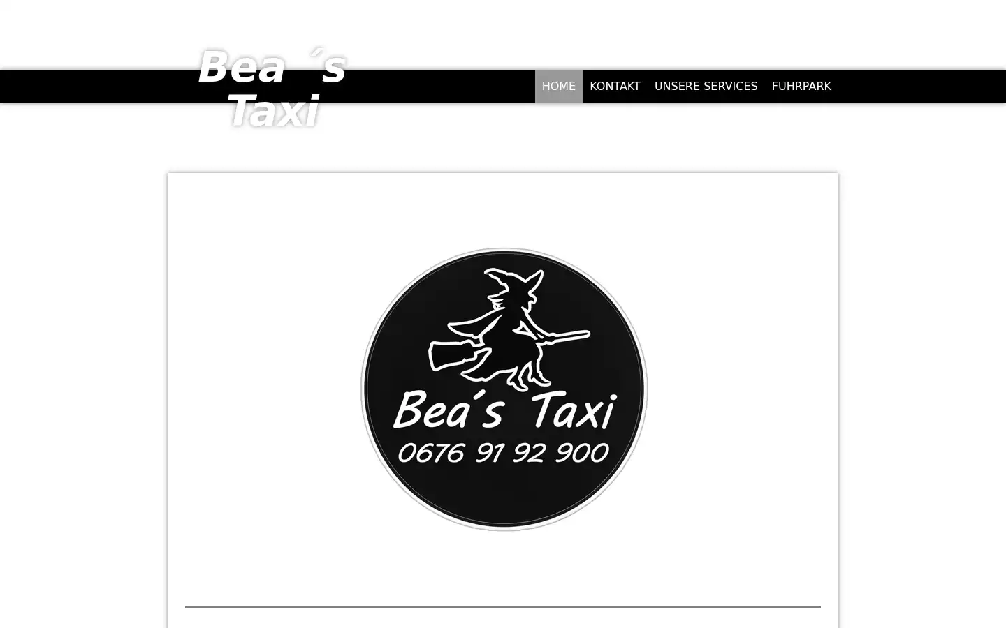 Screenshot of beas-taxi.at