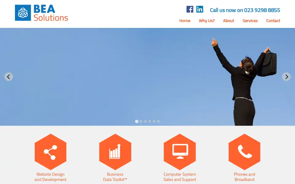 Screenshot of beasolutions.com