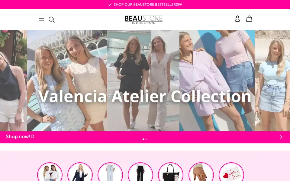 Screenshot of beaustore.eu