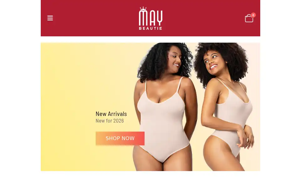 Screenshot of beautiemay.co.uk