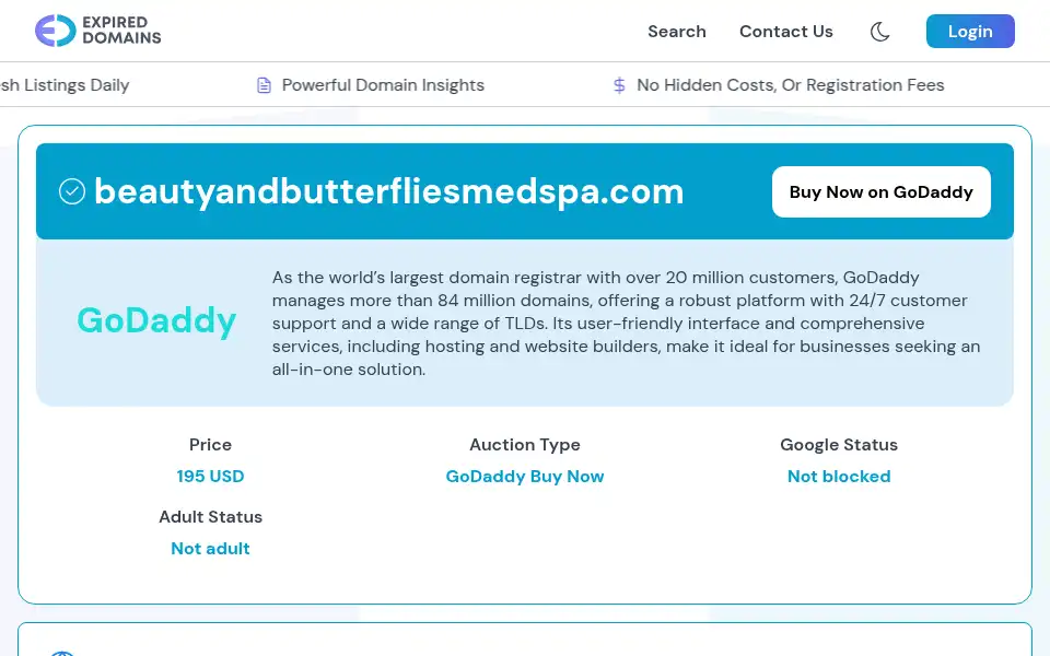Screenshot of beautyandbutterfliesmedspa.com