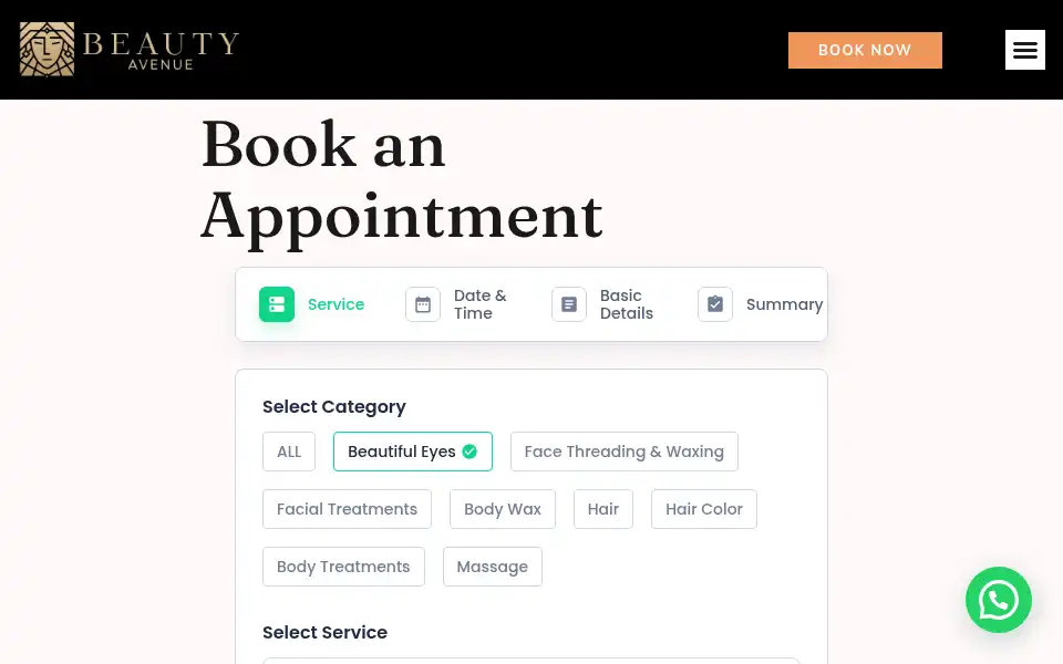 Screenshot of beautyave.co.uk