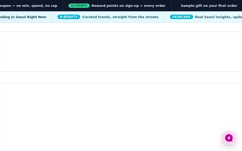 Screenshot of beautyboxkorea.com