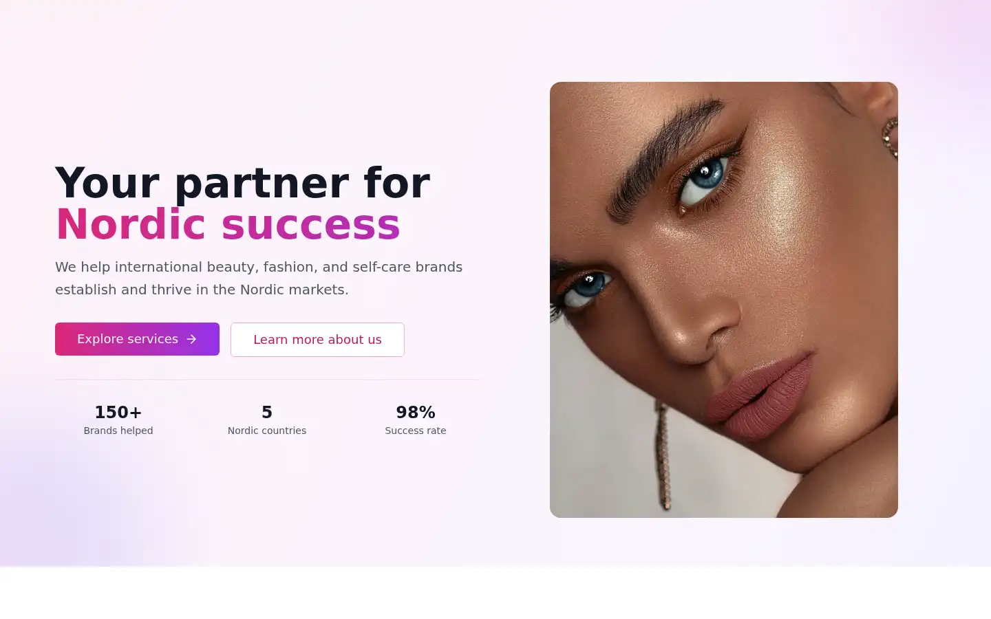 Screenshot of beautybrands.no