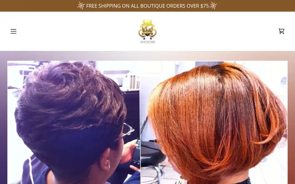 Screenshot of beautyculturesalonboutique.com