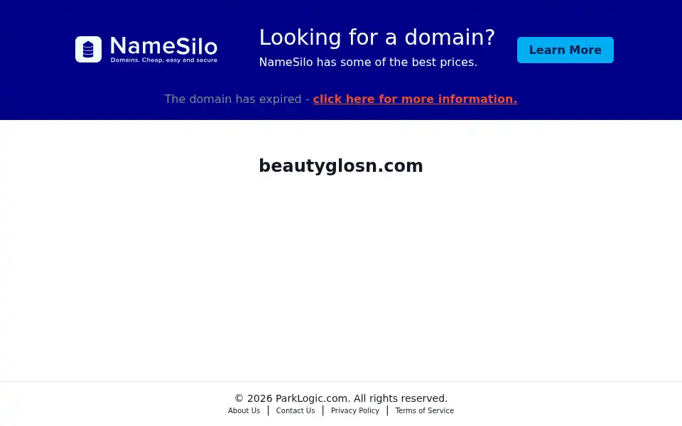 Screenshot of beautyglosn.com