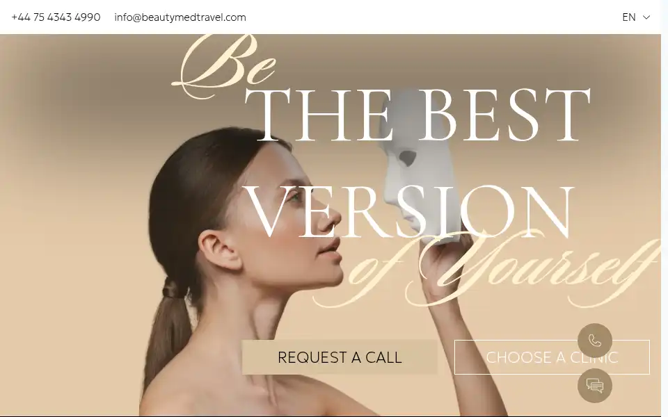 Screenshot of beautymedtravel.com