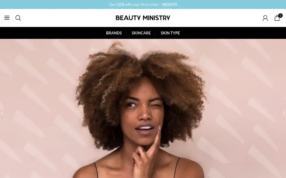 Screenshot of beautyministry.com